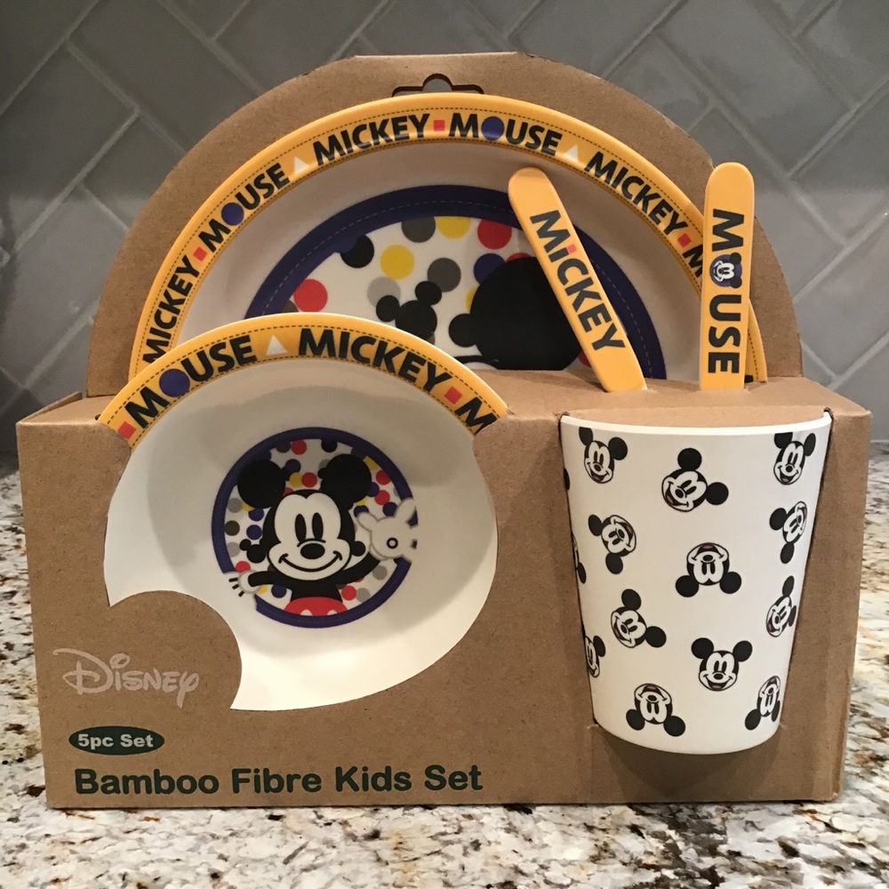 Bambooware Disney Fibre Kids Dish Set